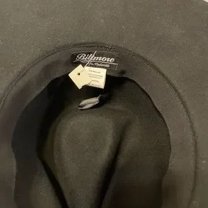 Bitmore x Madewell  Accesories 100% Wool Hat Medium ?? MADEWELL x BILTMORE® Shaped Felt Hat 100% Wool Hat Black  main image 2